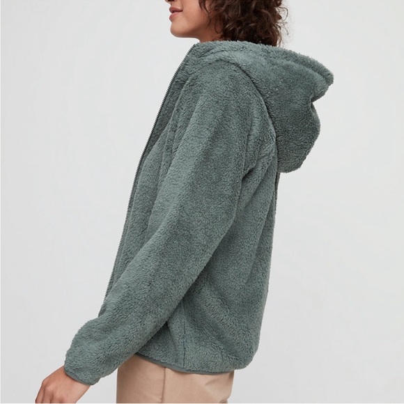 Tna Sz XXS The Teddy Zip-Up from Aritzia in Sage Green - Picture 3 of 15